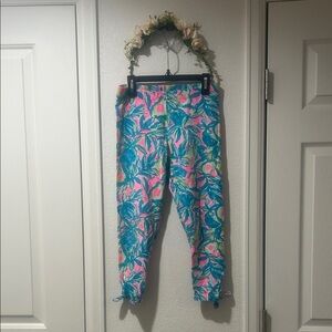 Lilly Pulitzer Vibrant Floral Kids Leggings